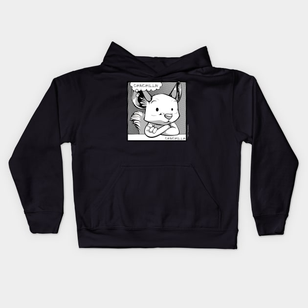 Chinchilla - Chinchillin Chinchillas Funny Puns Kids Hoodie by Lumio Gifts